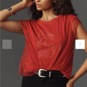 NWT anthropology graphic tee size XL
